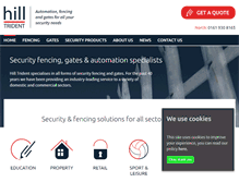 Tablet Screenshot of hilltrident.co.uk